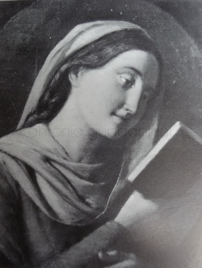 Madonna con libro - 1841 - olio su tela cm. 43x38 - coll. privata